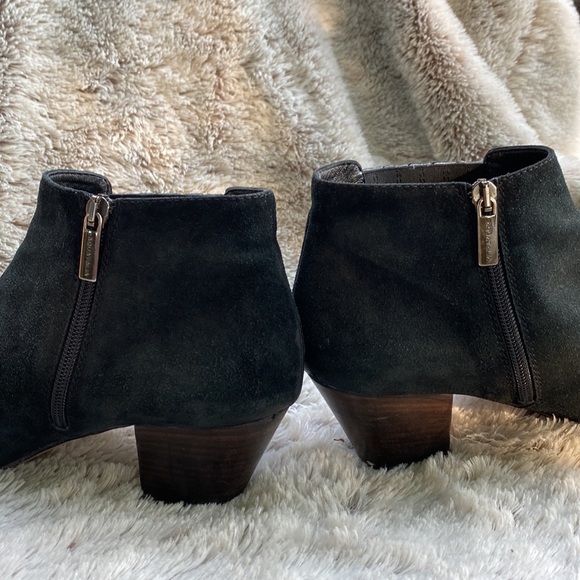 Aquatalia black suede booties made in Italy size 9.5 - Picture 2 of 9